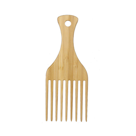 Natural Bamboo Afro Comb