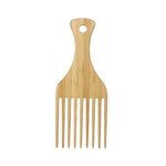 Natural Bamboo Afro Comb